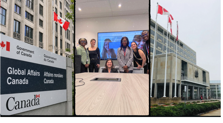 HATOF delegation during an official visit to Global Affairs Canada